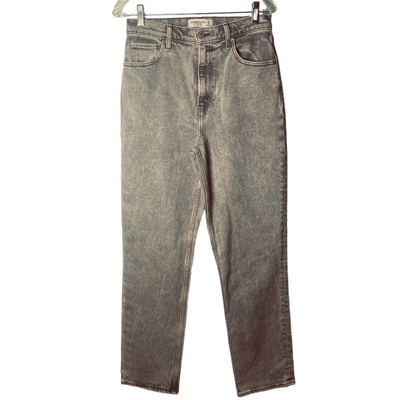 Abercrombie & Fitch Denim - Abercrombie & Fitch Grey Mom Jeans Sz 29/8